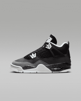 Air Jordan 4 Retro Fear Big Kids Shoes. Nike